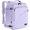 imageMATEIN Pink Travel Backpack for Women 40L Water Resistant Carry on Backpack Flight Approved with Chest Strap Large Travelling Bag for Womens Cute Casual Daypack for Overnight OutdoorsLight Purple