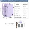 imageMATEIN Pink Travel Backpack for Women 40L Water Resistant Carry on Backpack Flight Approved with Chest Strap Large Travelling Bag for Womens Cute Casual Daypack for Overnight OutdoorsLight Purple