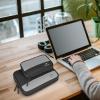 imageMATEIN Cord Organizer Travel Case 2 Pack Water Resistant Tech Organizer Pouch for Small Electronic Accessories Portable Electronics Case Carrying Bag for Cable Changer Earphone ampamp Power Bank