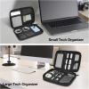 imageMATEIN Cord Organizer Travel Case 2 Pack Water Resistant Tech Organizer Pouch for Small Electronic Accessories Portable Electronics Case Carrying Bag for Cable Changer Earphone ampamp Power Bank