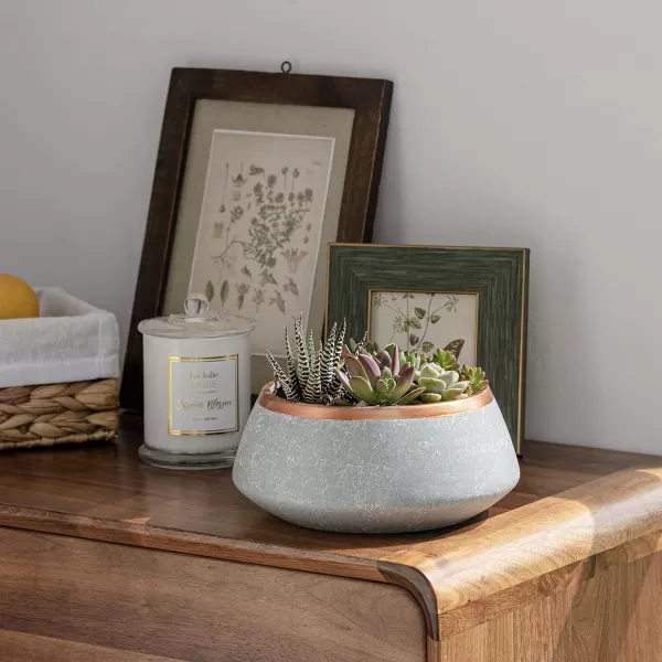 Ceramic Animal Succulent Planter Pots - 6.1 + 4.5 inch Cute Alpaca / Llama &amp; Goat Rough Pottery Unglazed Flower Plant Pots Indoor with Drainage for Herb Cactus Air Plants, Home Decor Gifts for Mom