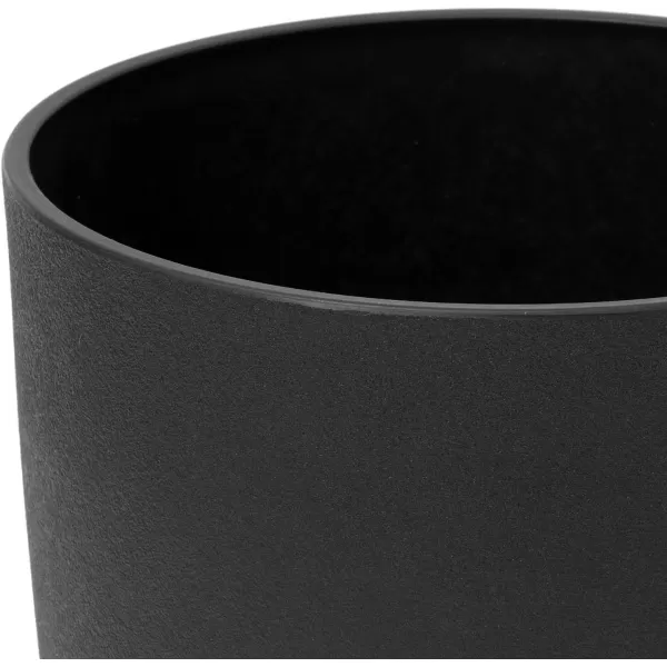 LA JOLIE MUSE 27 Inch Tall White Planters,Set of 2 Tall Round Planters for Indoor Plants with Trays,Modern Tree Planters for Front Door and Patio Deck