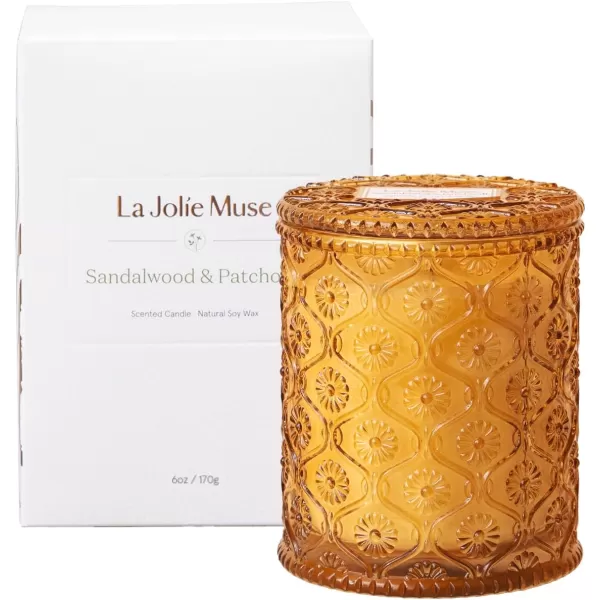 LA JOLIE MUSE Cherry Sakura Candle, Mothers Day Scented Candles Gifts for Women, Spring Summer Natural Soy Candles for Home Scented, Floral Candle, 6 oz 40 Hours Burn