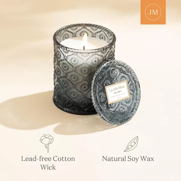 LA JOLIE MUSE Cherry Sakura Candle, Mothers Day Scented Candles Gifts for Women, Spring Summer Natural Soy Candles for Home Scented, Floral Candle, 6 oz 40 Hours Burn