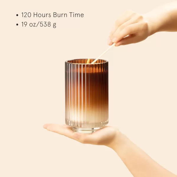 LA JOLIE MUSE Dark Berries &amp; Bergamot Scented Candle, Large Glass Jar Candles for Home Scented, Natural Soy Candle for Gift and Home Decor, 120 Hours Long Burning