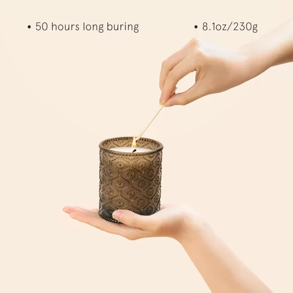 LA JOLIE MUSE Kyoto Vine &amp; Moss Scented Candles, Vine Candles for Home Scented, Natural Soy Wax Candle, Candles Gifts for Women, 6 oz 40 Hours Burn