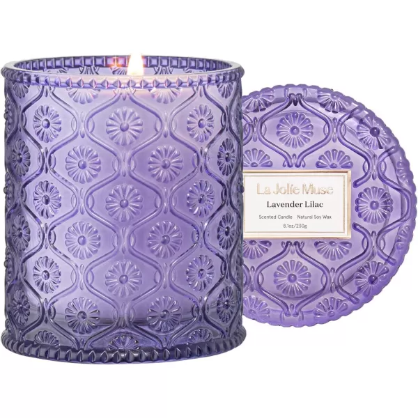 LA JOLIE MUSE Kyoto Vine &amp; Moss Scented Candles, Vine Candles for Home Scented, Natural Soy Wax Candle, Candles Gifts for Women, 6 oz 40 Hours Burn