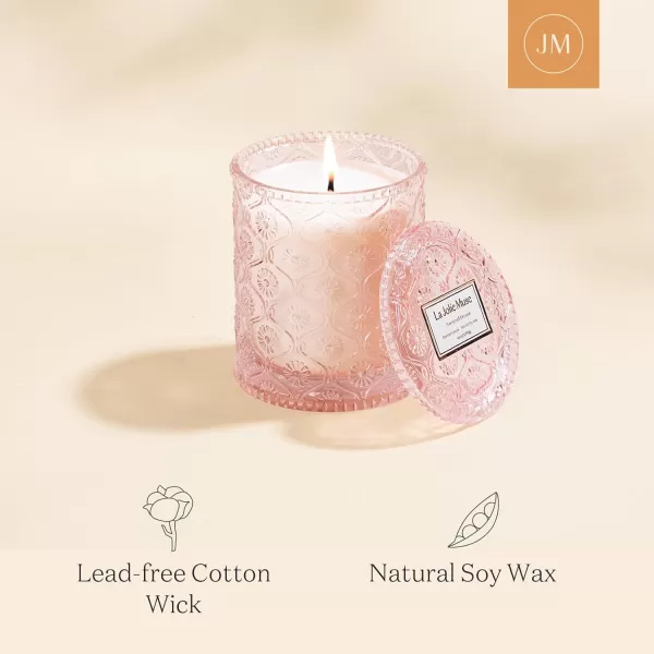 LA JOLIE MUSE Kyoto Vine &amp; Moss Scented Candles, Vine Candles for Home Scented, Natural Soy Wax Candle, Candles Gifts for Women, 6 oz 40 Hours Burn