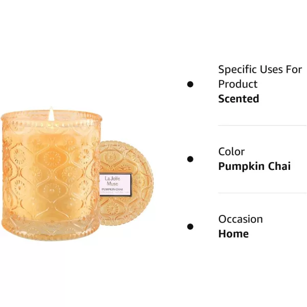 LA JOLIE MUSE Kyoto Vine &amp; Moss Scented Candles, Vine Candles for Home Scented, Natural Soy Wax Candle, Candles Gifts for Women, 6 oz 40 Hours Burn