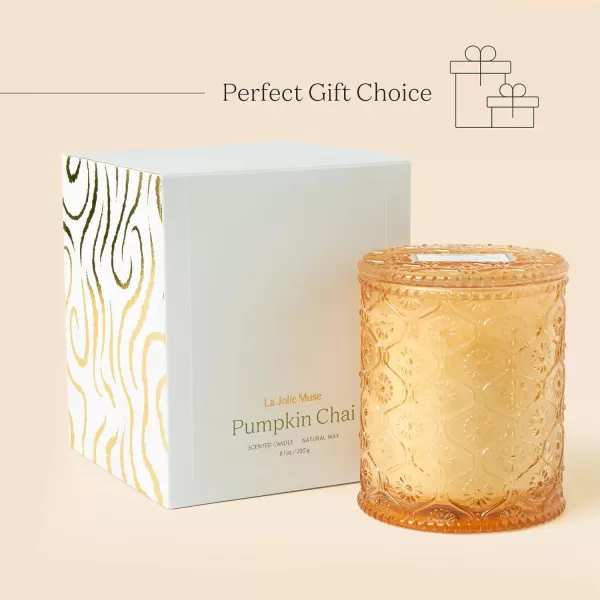 LA JOLIE MUSE Kyoto Vine &amp; Moss Scented Candles, Vine Candles for Home Scented, Natural Soy Wax Candle, Candles Gifts for Women, 6 oz 40 Hours Burn