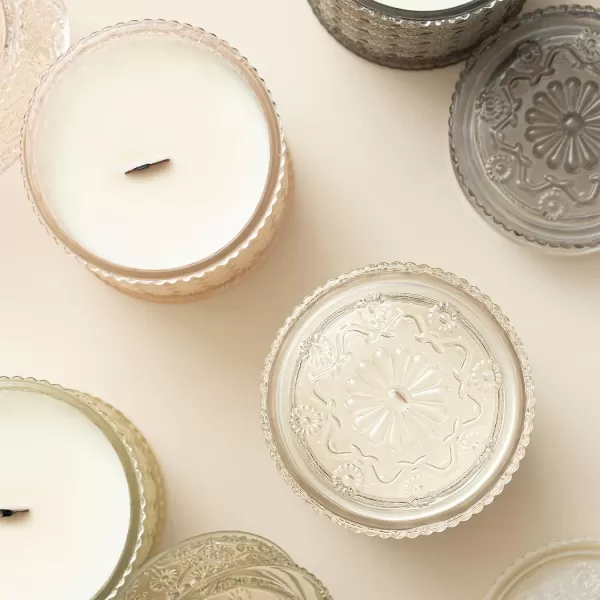 LA JOLIE MUSE Lavender Candle, Mother Day Gift, Spring Candle, Large Natural Soy Candle, 90 Hours Burning Time, Wood Wicked Candle, Aromatherapy Candle Gifts for Women, Luxury Candles for Home