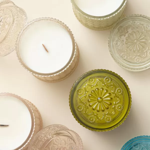 LA JOLIE MUSE Lavender Candle, Mother Day Gift, Spring Candle, Large Natural Soy Candle, 90 Hours Burning Time, Wood Wicked Candle, Aromatherapy Candle Gifts for Women, Luxury Candles for Home