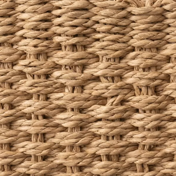 LA JOLIE MUSE Paper Rope Storage Baskets for Organizing, Recycled Wicker Storage Basket Container Bins for Shelves Cupboards Drawer, Small Woven Basket Set of 3 