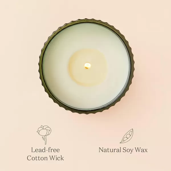 LA JOLIE MUSE Sandalwood &amp; Patchouli Scented Candle, Candles for Home Scented, Luxury Glass Jar Candles for Gift and Home Decor, 80 Hours Long Burning