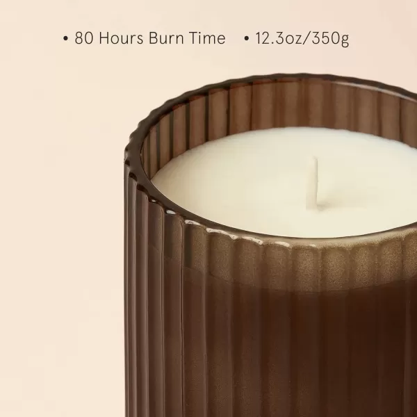 LA JOLIE MUSE Sandalwood &amp; Patchouli Scented Candle, Candles for Home Scented, Luxury Glass Jar Candles for Gift and Home Decor, 80 Hours Long Burning