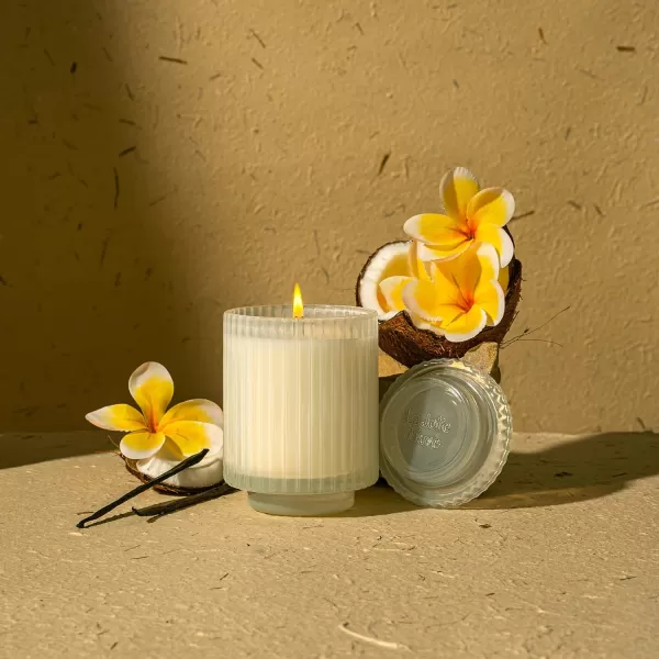 LA JOLIE MUSE Sandalwood &amp; Patchouli Scented Candle, Candles for Home Scented, Luxury Glass Jar Candles for Gift and Home Decor, 80 Hours Long Burning