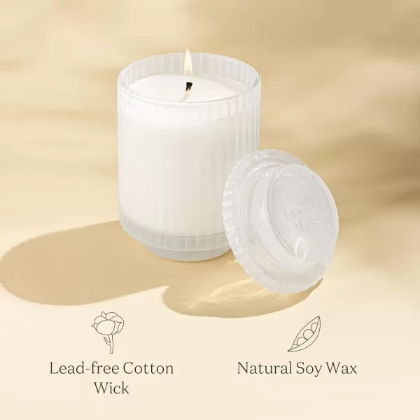 LA JOLIE MUSE Sandalwood &amp; Patchouli Scented Candle, Candles for Home Scented, Luxury Glass Jar Candles for Gift and Home Decor, 80 Hours Long Burning