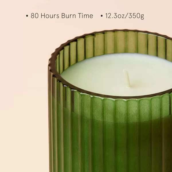 LA JOLIE MUSE Sandalwood &amp; Patchouli Scented Candle, Candles for Home Scented, Luxury Glass Jar Candles for Gift and Home Decor, 80 Hours Long Burning