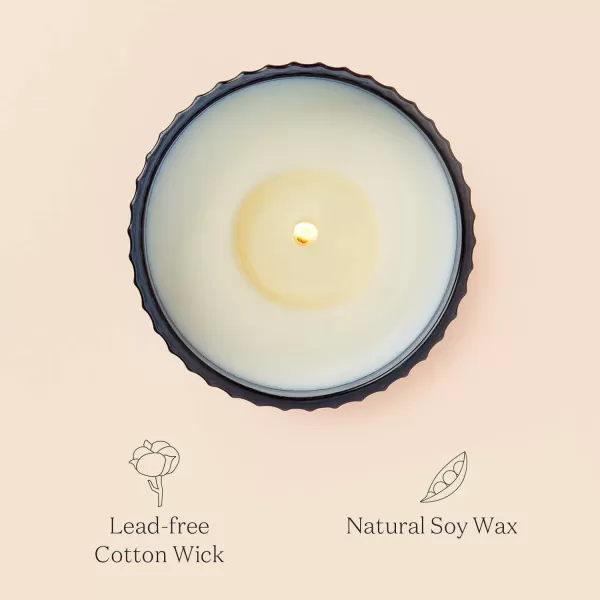 LA JOLIE MUSE Sandalwood &amp; Patchouli Scented Candle, Candles for Home Scented, Luxury Glass Jar Candles for Gift and Home Decor, 80 Hours Long Burning