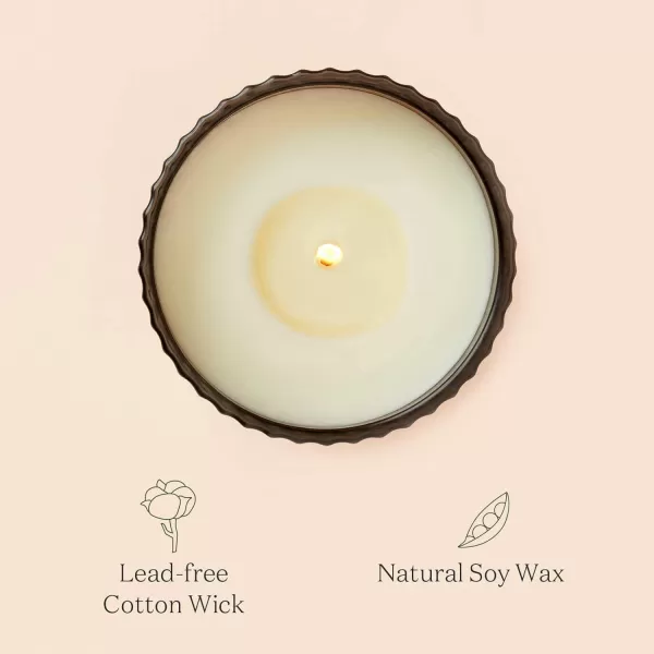 LA JOLIE MUSE Sandalwood &amp; Patchouli Scented Candle, Candles for Home Scented, Luxury Glass Jar Candles for Gift and Home Decor, 80 Hours Long Burning