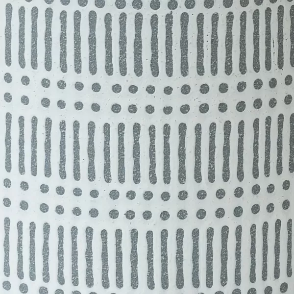 LA Jolie Muse White Planter with Stand,Mid Century Planters for Indoor Plants,Ceramic Plant Pot with Stand - 8 Inch Unique Modern Flower Pots Indoor with Drainage Holes