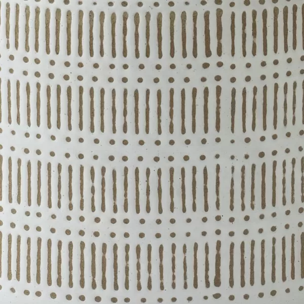 LA Jolie Muse White Planter with Stand,Mid Century Planters for Indoor Plants,Ceramic Plant Pot with Stand - 8 Inch Unique Modern Flower Pots Indoor with Drainage Holes