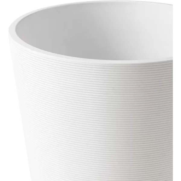 La Jolie Muse Flower Pots Indoor Outdoor Planter - 8.6 Inch Planter Pot W/ Drainage, Modern Plant Pot, Speckled-Black