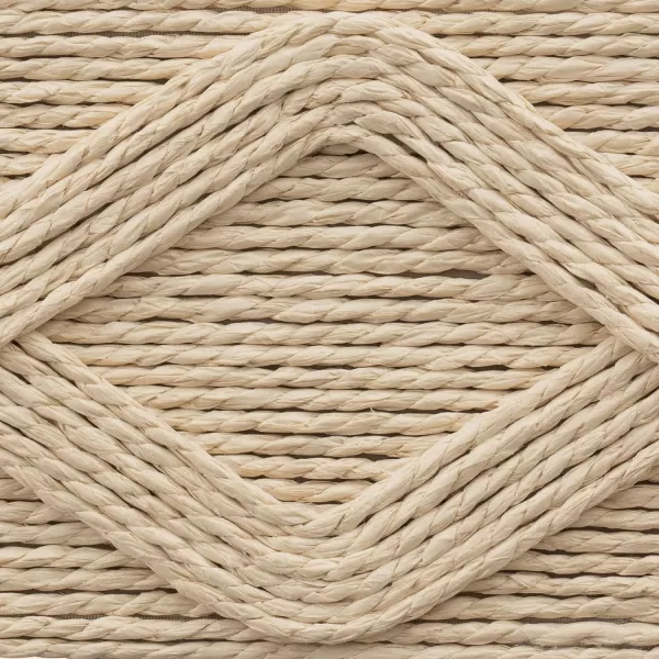 White Storage Baskets for Organizing Set 4 - Sturdy Woven Baskets Paper Rope Decorative Baskets, Stackable Wicker Baskets for Makeup Closet Bathroom Bedroom 