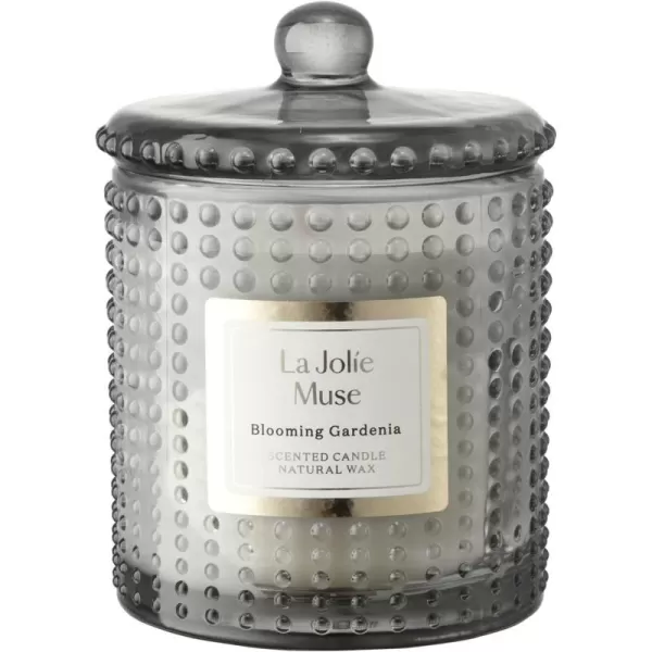 LA JOLIE MUSE Moroccan Amber Candles for Home Scented, Candles Gifts for Women &amp; Men, Luxury Glass Jar Candles, Natural Soy Candles, 75 Hours Long Burning, 10 oz