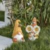 imageLA JOLIE MUSE 113 Solar Gnomes Garden StatuesResin Bee Garden Gnomes Figurine Holding Honey Jar with Solar Lights Outdoor Gnomes Decorations for Yard Patio Lawn Porch Garden Gifts for Mom
