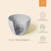 imageLA JOLIE MUSE 14211386 Inch PlantersSet of 3 IndoorOutdoor Round PlantersGrey Tree PlantersPlant Container with Drain HolesFlower Pots for Patio and Deck14211386 Marble Pattern