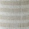 imageLA JOLIE MUSE Ceramic Plant Pot with Wood Stand  73 Inch Modern Round Decorative Flower Pot Indoor with Wood Planter Holder Beige and WhiteL Beige and White