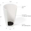 imageLA JOLIE MUSE Tall White Planter for Indoor Plants20 Inch Tall Round Planter Modern Flower Pot ContainersLarge Decorative Tree Plant Pot1 PackWhite