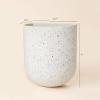imageLA JOLIE MUSE Wall Hanging Planters for Indoor PlantsHanging Flower Pots for Air Plants Succulent Set of 2 6 Inch Speckled WhiteWhite