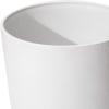 imageLA Jolie Muse 20 Inch Tall White PlantersSet of 2 IndoorOutdoor Tall Planters with Shelf Insert and TraysModern Large Flower Pot for Front Front Door Patio and DeckWhite