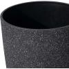 imageLA Jolie Muse 20 Inch Tall White PlantersSet of 2 IndoorOutdoor Tall Planters with Shelf Insert and TraysModern Large Flower Pot for Front Front Door Patio and DeckSpeckled Black