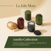 imageLA JOLIE MUSE Eucalyptus ampamp Alpine Sage Candle Scented Candles for Home Candle Gifts for Women ampamp Men Glass Jar Candle 40 Hours Burning Time 7ozMandarin Matcha