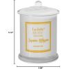 imageLA JOLIE MUSE Scented Candle Fresh Linen Candle Luxury Candle Gift with Gift Box Aesthetic Candle for Aromatherapy 70 Hours Burning Time Natural Soy Candle House Warming Gift for Women ampamp MenJasmine Blossom