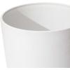 imageLA Jolie Muse 20 inch Round Tall PlanterIndoorOutdoor White Planter with Drainage Holes and TraysModern Large Flower Pot for Front DoorBalcony and Garden Patio DeckPack 1