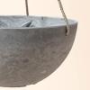 imageLA Jolie Muse Hanging Planter  10 Inch Hanging Planters for Indoor Plants Hanging Pots for Plants Indoor Outdoor Set of 2 WhiteMarble Pattern
