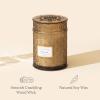 imageSea Mint ampamp Spruce Scented Candle Peppermint Candle Large Jar Candle Gift Candle Gift for Holiday Wood Wick Candle 194 ozSahara Ambre