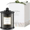 imageLA JOLIE MUSE Scented Candle Fresh Linen Candle Luxury Candle Gift with Gift Box Aesthetic Candle for Aromatherapy 70 Hours Burning Time Natural Soy Candle House Warming Gift for Women ampamp MenCedarwood  Cypress