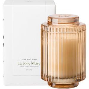 imageLA JOLIE MUSE Eucalyptus ampamp Alpine Sage Candle Scented Candles for Home Candle Gifts for Women ampamp Men Glass Jar Candle 40 Hours Burning Time 7ozYuzu  Neroli Blossom