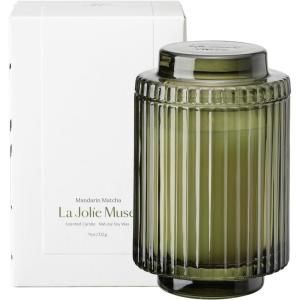 imageLA JOLIE MUSE Eucalyptus ampamp Alpine Sage Candle Scented Candles for Home Candle Gifts for Women ampamp Men Glass Jar Candle 40 Hours Burning Time 7ozMandarin Matcha