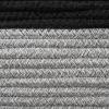 imageLA JOLIE MUSE Rope Storage Baskets for Organizing Small Cotton Woven Basket for Bathroom Shelf Nursery Decorative Basket Organizer Bins 3 Pack Pewter Grey and BlackPewter GreyBlack