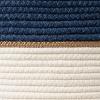 imageLA JOLIE MUSE Woven Basket Rope Storage Baskets  Large Cotton Organizer Basket for Baby Blanket Kids Toy Nursery Laundry Basket Ebony Black MAzure