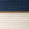 imageLA JOLIE MUSE Woven Basket Rope Storage Baskets  Large Cotton Organizer Basket for Baby Blanket Kids Toy Nursery Laundry Basket Ebony Black MAzure