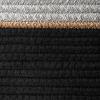 imageLA JOLIE MUSE Woven Basket Rope Storage Baskets  Large Cotton Organizer Basket for Baby Blanket Kids Toy Nursery Laundry Basket Ebony Black MEbony Black