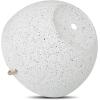 imageLA JOLIE MUSE 2 Tier Hanging Planters for Indoor ampamp Outdoor Plants  Modern Flower Pots with Rope Garden Planters with Drain Holes Speckled White