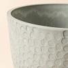 imageLA JOLIE MUSE Outdoor Indoor Tree Planters  14 Inch Large Planter Flower Pots Containers Plant Pots Storm Gray Honeycomb